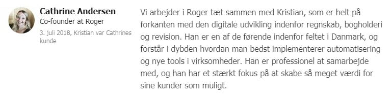 Roger anbefaling